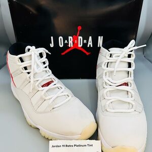 ❗️SOLD❗️ Jordan 11 Retro Platinum Tint W. Original Box